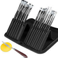 Без бренда «Набор кистей для рисования в чехле, премиум набор (15 нейлоновых кистей, 1 мастихин)» в Симферополе