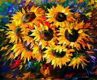 Без бренда «Собранный букет подсолнухов» в Симферополе в интернет-магазине  Без бренда «Собранный букет подсолнухов» в Симферополе