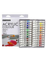 Без бренда «Коробка 24 шт.: Акриловые краски «Две картинки» 24 шт. по 12 мл, проф. пигмент» в Симферополе