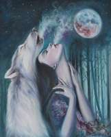 Без бренда «Девушка и волк в полнолуние» в Симферополе в интернет-магазине Без бренда «Девушка и волк в полнолуние» в Симферополе