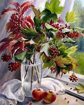 Натюрморт с калиной