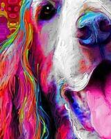 Без бренда «Лабрадор в стиле поп-арт» в Симферополе в интернет-магазине Без бренда «Лабрадор в стиле поп-арт» в Симферополе