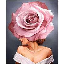 Без бренда «Девушка с розовой розой на голове» в Симферополе