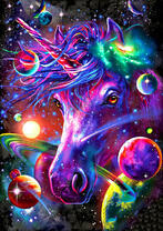 Космический единорог и планеты