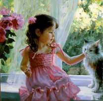 Без бренда «Девочка с кошкой на подоконнике» в Симферополе