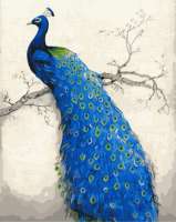 Без бренда «Павлин с голубыми перьями на ветке дерева» в Симферополе в интернет-магазине Без бренда «Павлин с голубыми перьями на ветке дерева» в Симферополе