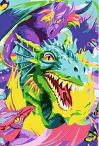 Без бренда «Стая ярких дракончиков» в Симферополе в интернет-магазине  Без бренда «Стая ярких дракончиков» в Симферополе