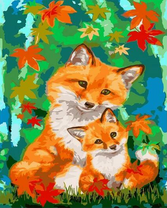 Лиса и её малыш