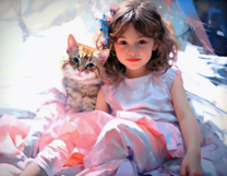 Без бренда «Девочка и пушистая кошечка» в Симферополе