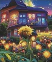 Без бренда «Сказочный домик и поле подсолнухов» в Симферополе в интернет-магазине  Без бренда «Сказочный домик и поле подсолнухов» в Симферополе