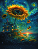 Без бренда «Фэнтези сюжет с подсолнухом» в Симферополе в интернет-магазине  Без бренда «Фэнтези сюжет с подсолнухом» в Симферополе