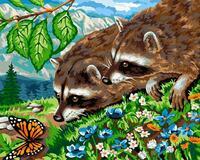 Без бренда «Еноты и бабочка на цветочной поляне» в Симферополе